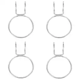 Walmart 4Pcs Pegboard Rings Display Board Hanging Hooks Pegboard Cup Hooks Hanger offer