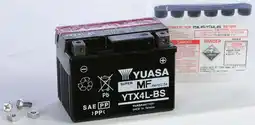 Walmart Yuasa YTX4L-BS Maintenance Free 12 Volt Battery-YUAM62X4B offer