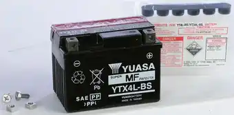 Walmart Yuasa YTX4L-BS Maintenance Free 12 Volt Battery-YUAM62X4B offer