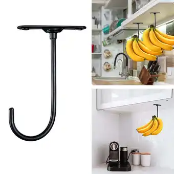 Walmart Lohuatrd Banana Hangers Iron Under Cabinet Hook offer