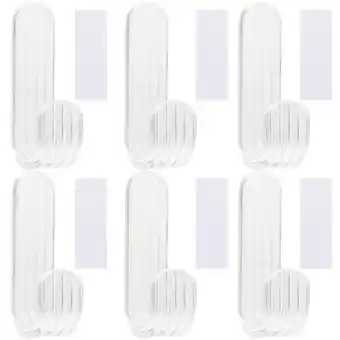 Walmart 6pcs Punch Free Hook Self Adhesive Wall Hooks Acrylic Hooks Over the Door Hook offer