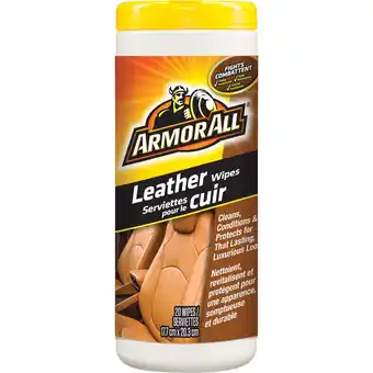 Walmart Armor All 8472 Leather Wipes, 30 Count offer