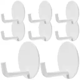 Walmart 8 Pcs Stainless Steel Hook Towel Hooks Wall Coat White offer