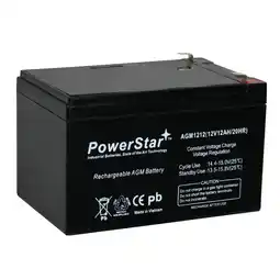 Walmart PowerStar RBC4 12V Automotive Battery 850 CCA for Scooter offer