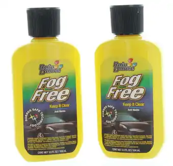 Walmart DR - Rain Dance Fog Free Glass Treatment Clear Windshield Interior Mirrors Windows 3.5 oz. - 2-Pack offer