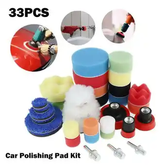 Walmart MTFun Buffing Pad Polishing Mop Car Wheel Buffer Polisher Kit Drill Attachment offer