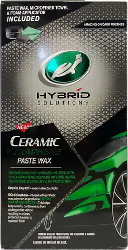 Walmart Turtle Wax Hybrid Solutions Ceramic +Graphene Paste Wax (5.5 oz) offer