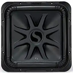 Walmart Kicker Solo-Baric L7S 2000W 15 4 Ohm DVC Sealed or Ported Square Subwoofer offer