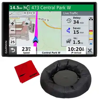 Walmart Garmin DriveSmart 65 & Traffic with Included Cable & Weighted GPS Dash Mount + More offer