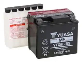 Walmart Yuasa YTX5L-BS Maintenance Free 12 Volt Battery-YUAM32X5B offer