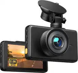 Walmart Crosstour Dash Cam Front and Rear Car Camera, 3”Full HD 1080P Front & Rear Car Camera , Black offer