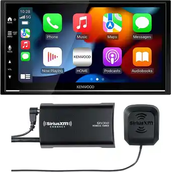 Walmart New Kenwood DMX8709S 6.8 Digital Multimedia Receiver and SXV300V1 SiriusXM Tuner offer