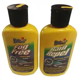 Walmart Rain Dance - Lot 2 Raind Repel & Fog Free Stops Fogg Steam Glass Windshield - Yellow 3.5oz. Bottle offer