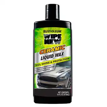 Walmart Wipe New - Ceramic Liquid Wax - Maximum Shine Polish Reflective Finish for Cars - 16 fl. oz offer