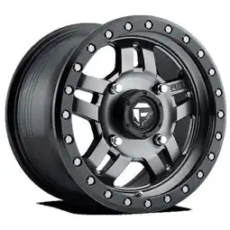 Walmart Fuel UTV Aluminum Rim D558 ANZA 15X7in Matte Gun Metal Black Bead Ring Finish, D5581570A554 offer