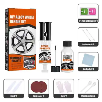 Walmart Alloy Wheel Repair Kit| Scratch Kit for Alloy Wheels Wheel Repair Adhesive Kit offer