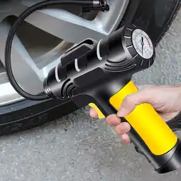 Walmart HuiXinOu Car Mounted Wireless Pump Car Mounted Portable Pump Electric Car Tire Pump offer