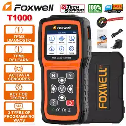 Walmart Foxwell T1000 Car TPMS Reset Tire Pressure Sensor Activate Programming Scan Tool offer