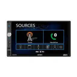 Walmart JENSEN CMR270 7 inch Double Din Car Stereo Radio with Touchscreen & Bluetooth, New offer