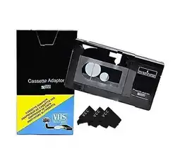 Walmart Motorized VHS-C to VHS Cassette Adapter for JVC RCA Panasonic + 3 Micro-Fiber offer