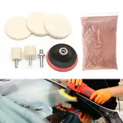 Walmart New 8x Cerium Oxide Glass Polishing Kit Windscreen Scratch Remover Felt Pad offer