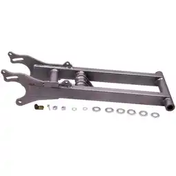 Walmart Maxpeedingrods +4 Silver With Skid Plate Brackets Extended for Yamaha BANSHEE 350 Swingarm atv offer