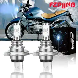 Walmart FZPJJNB For BMW R100 R850C R850R Motorcycle LED Bulbs,H4 LED Headlights Bulb,8000K Ice Blue,2PCS offer