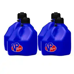 Walmart VP Fuel Containers VPF4182-CA-CASE 3 gal Square Motorsports Jug - Blue - Case of 4 offer