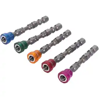 Walmart 5X Anti Slip Electric Hex Magnetic Screwdriver 65mm S2 PH2 Single Bit Tool 5 Color offer