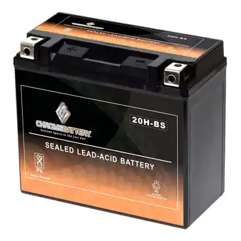 Walmart Chrome Battery YTX20H-BS (20H-BS 12 Volt,18 Ah, 310 CCA) Motorcycle Battery for Indian 2000 offer