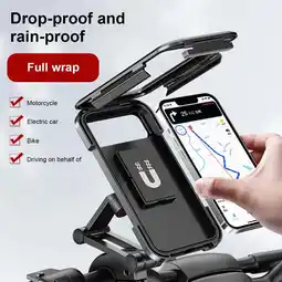 Walmart Motorcycle Bike Handlebar Phone Mount Holder Waterproof Case for iPhone Samsung offer