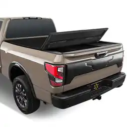 Walmart Auto Drive Soft Tri Fold Truck Bed Tonneau Cover Fits 17-20 Nissan Titan 5ft 5in. Bed offer