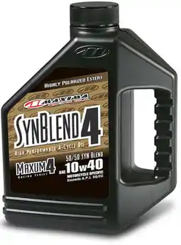 Walmart Maxima Syn Blend4 10W-40 Motorcycle Engine Oil - 1 Gallon offer