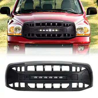 Walmart AMERICAN MODIFIED Armor Grille for 2006 to 2008 Dodge Ram 1500, Matte Black offer