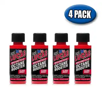 Walmart Lucas Oil 10725 Single Motorcycle Octane Booster Fuel Additive 2oz - 4 Pack offer