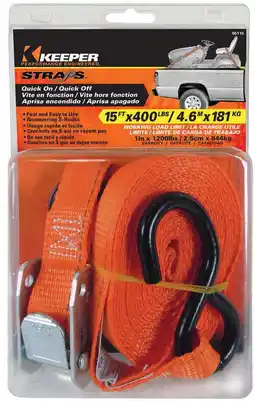 Walmart HampTon Products Keeper 05115 15' Red Universal Tie Down offer