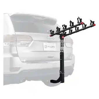 Walmart Allen Sports Deluxe 5-Bicycle Hitch Mounted Bike Rack Carrier, model 552RR offer