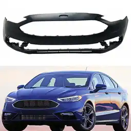 Walmart Unpainted Front Bumper Cover FO1000718 191275155684 Fit for 2017 2018 Ford Fusion offer