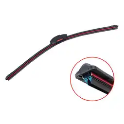 Walmart Car Wiper blades Universal Frameless Bracketless Car Strip Double Rubber C CA M0E6 offer