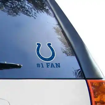 Walmart Indianapolis Colts WinCraft #1 Fan 3 X 4 Multi-use Decal offer