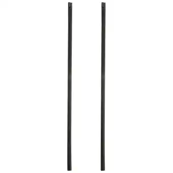 Walmart WSTEER 2pcs Automobile Windshield Car Special Wiper Blades Rubber Strip with bone offer