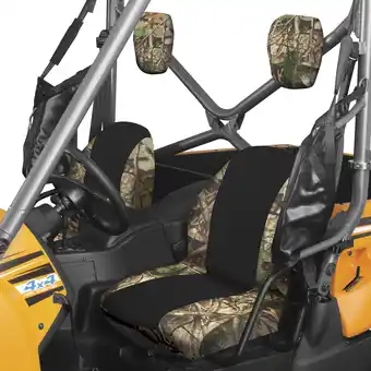 Walmart Classic Accessories QuadGear UTV Bucket Seat Covers, Fits Yamaha Rhino (2015 models and older), Camo offer