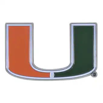 Walmart University of Miami Color Emblem 1.8x3.2 offer