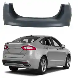 Walmart Genrics New Rear Bumper Cover For 2013-2018 Ford Fusion Primed offer