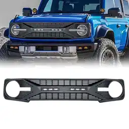 Walmart AMERICAN MODIFIED Grille w/ Lights for 21-24 Ford Bronco w/ Front Camera offer