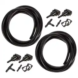 Walmart WSTEER 2pcs Windshield Wiper Fluid Hose Automotive Windshield Cleaning Hose Washer Fluid Tubing offer