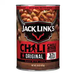 Walmart Jack Link's Chili, Original Flavor, with Beans, 15oz Can offer