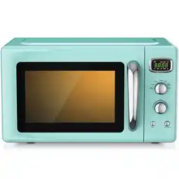 Walmart GVN Extra Large Countertop Oven,0.9 Cu.ft Retro Countertop Compact Microwave Oven-Green offer