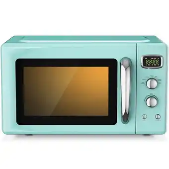 Walmart GVN Extra Large Countertop Oven,0.9 Cu.ft Retro Countertop Compact Microwave Oven-Green offer