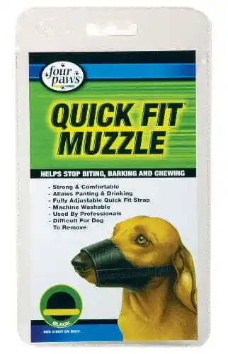 Walmart Four Paws Quick Fit Muzzle - Size 4 - Fits 8 Snout offer